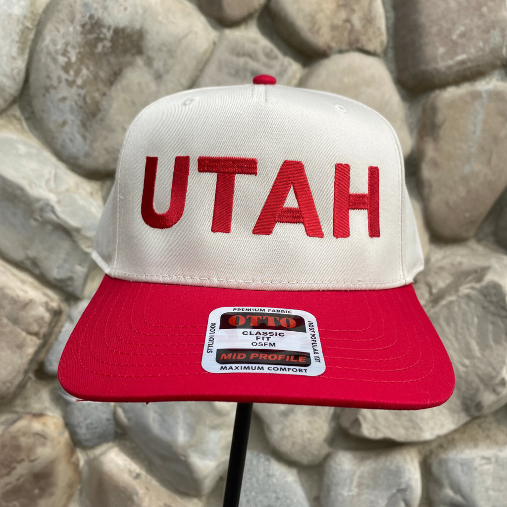 Red UTAH Trucker Hat
