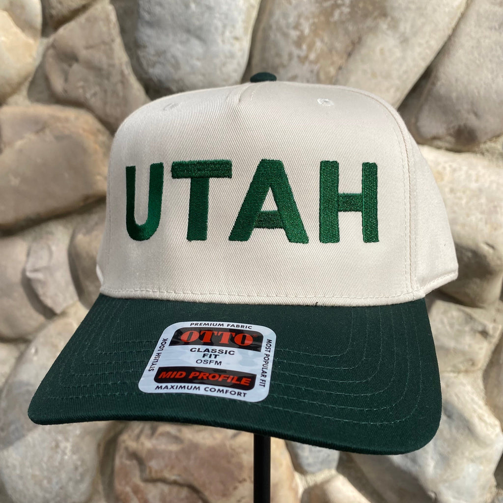 Forest Green UTAH Trucker Hat