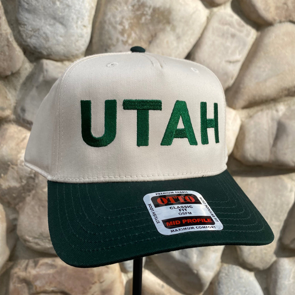 Forest Green UTAH Trucker Hat
