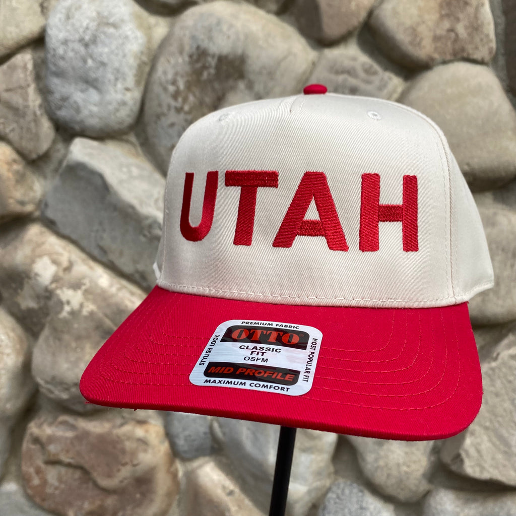 Red UTAH Trucker Hat